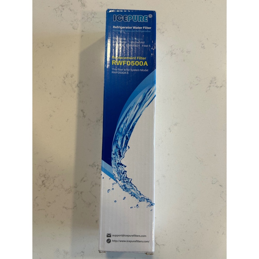 ICEPURE RWF0500A Refrigerator Water Filter‎ Replaces Everydrop Filter 5 EDR5RXD1